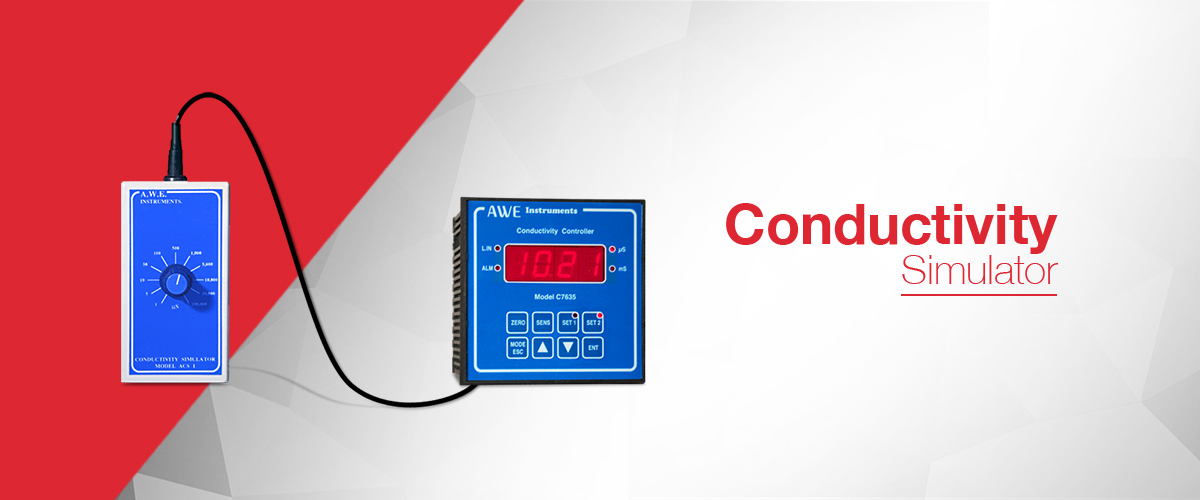 Conductivity simulator which generates conductivity values for use in the calibration and commissioning of conductivity instruments